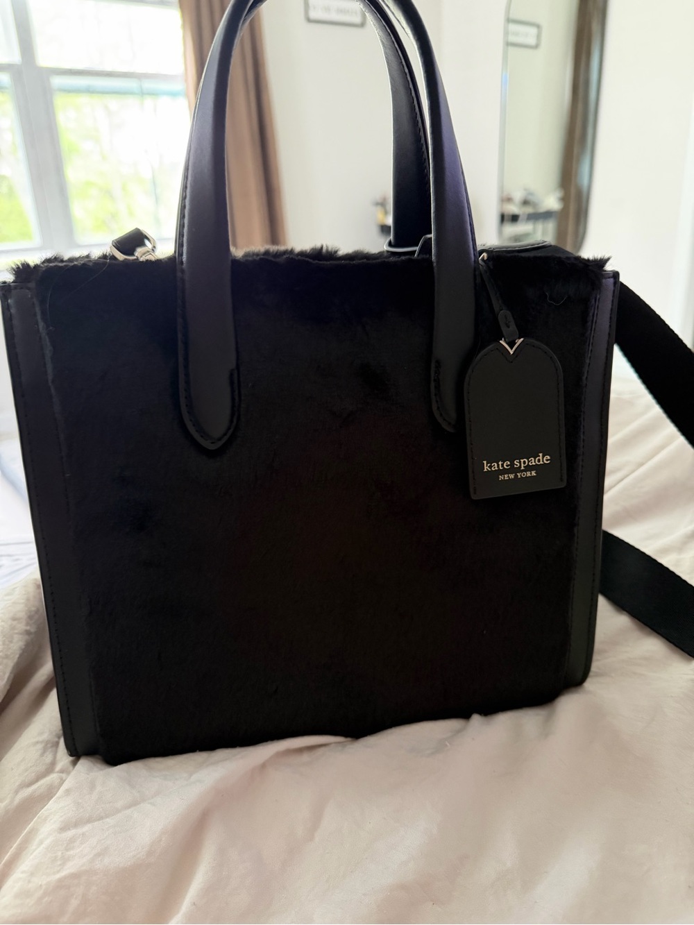 Kate Spade Manhattan Faux-Fur Tote
